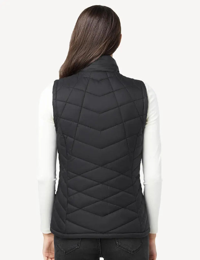 Women's Heated Vest ( Classic & Super Lightweight) - Black/Blue iHood