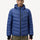 Blue Men's Heated Puffer Jacket Front Model View