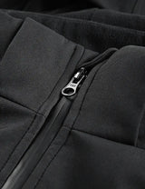 Men's Heated Jacket with 12V QC3.0 Battery - Black iHood