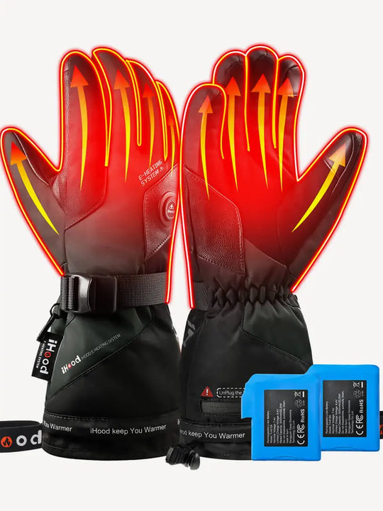 Unisex Heated Gloves with 7.4V 3000mAh Battery Pack