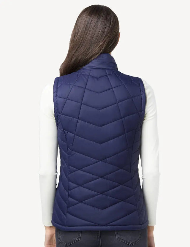 Women's Heated Super Lightweight Vest - Black iHood