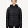 Black Women's Heated Puffer Jacket Front Model View