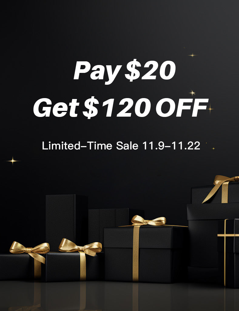 Pay $20, Get $120 OFF