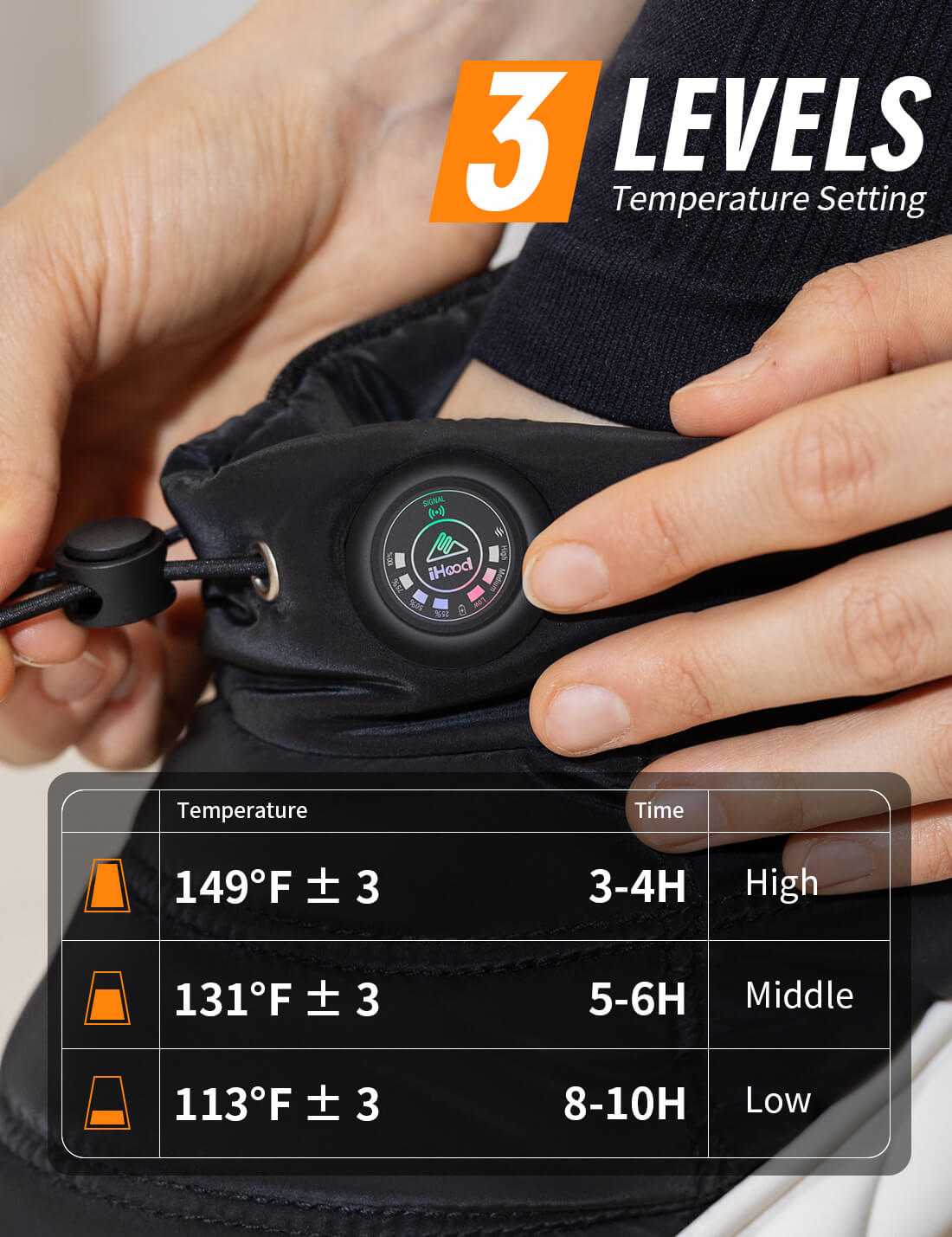 Adjustable heated footwear for men and women