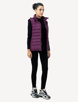 Women's Heated Vest with Retractable Heating Hood