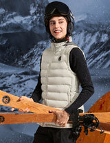 Women's Heated Vest with Retractable Heating Hood