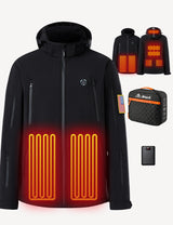 Men's Heated Jacket with 12V QC3.0 Battery