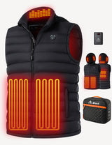 heating vest for man with gift package